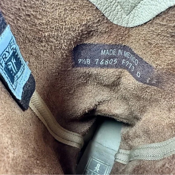 Frye Women's Brown Riding Boots Wyatt Harness Size 9.5B - Picture 7 of 7